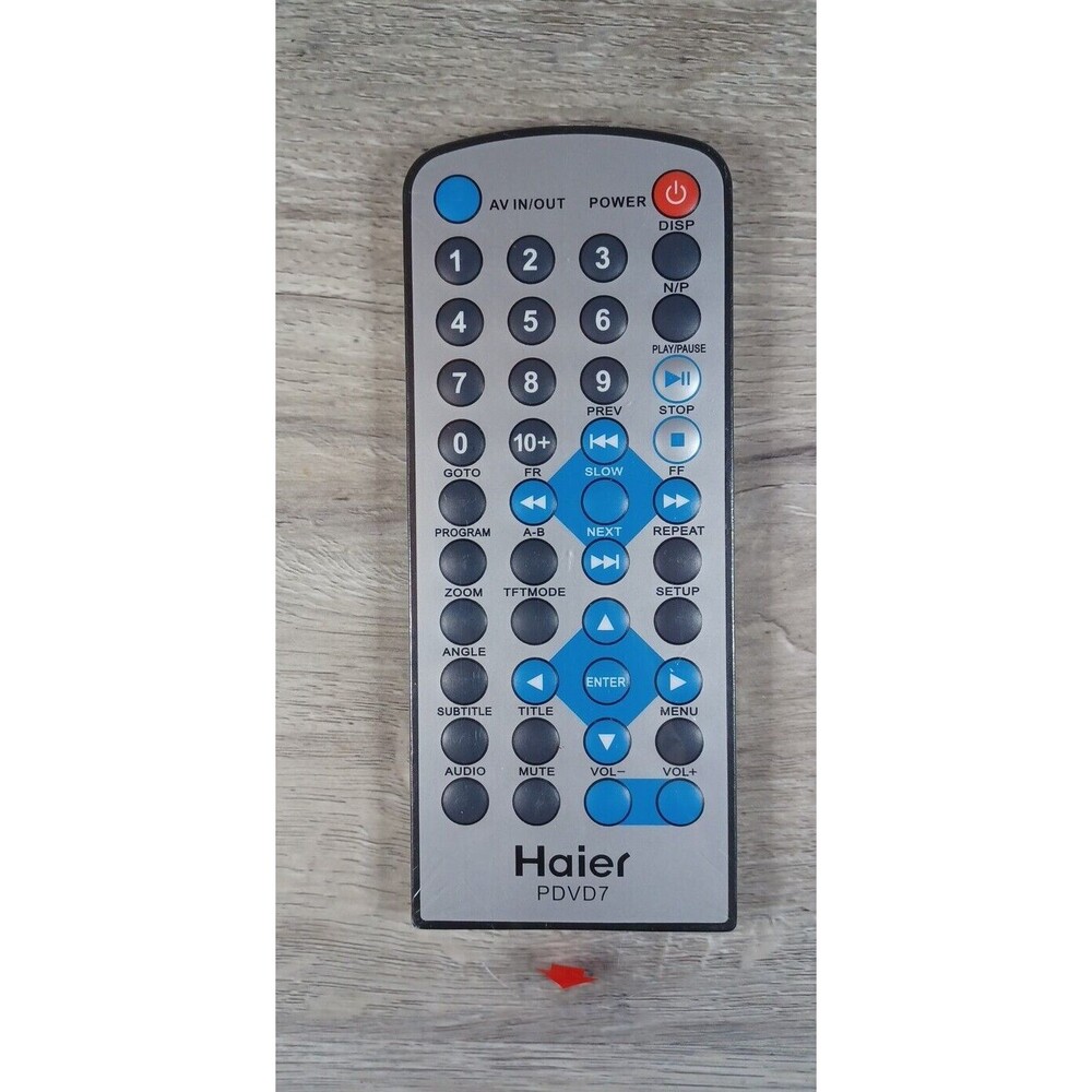 Haier PDVD7 OEM Original DVD Player Replacement Remote Control Silver SEALED NEW